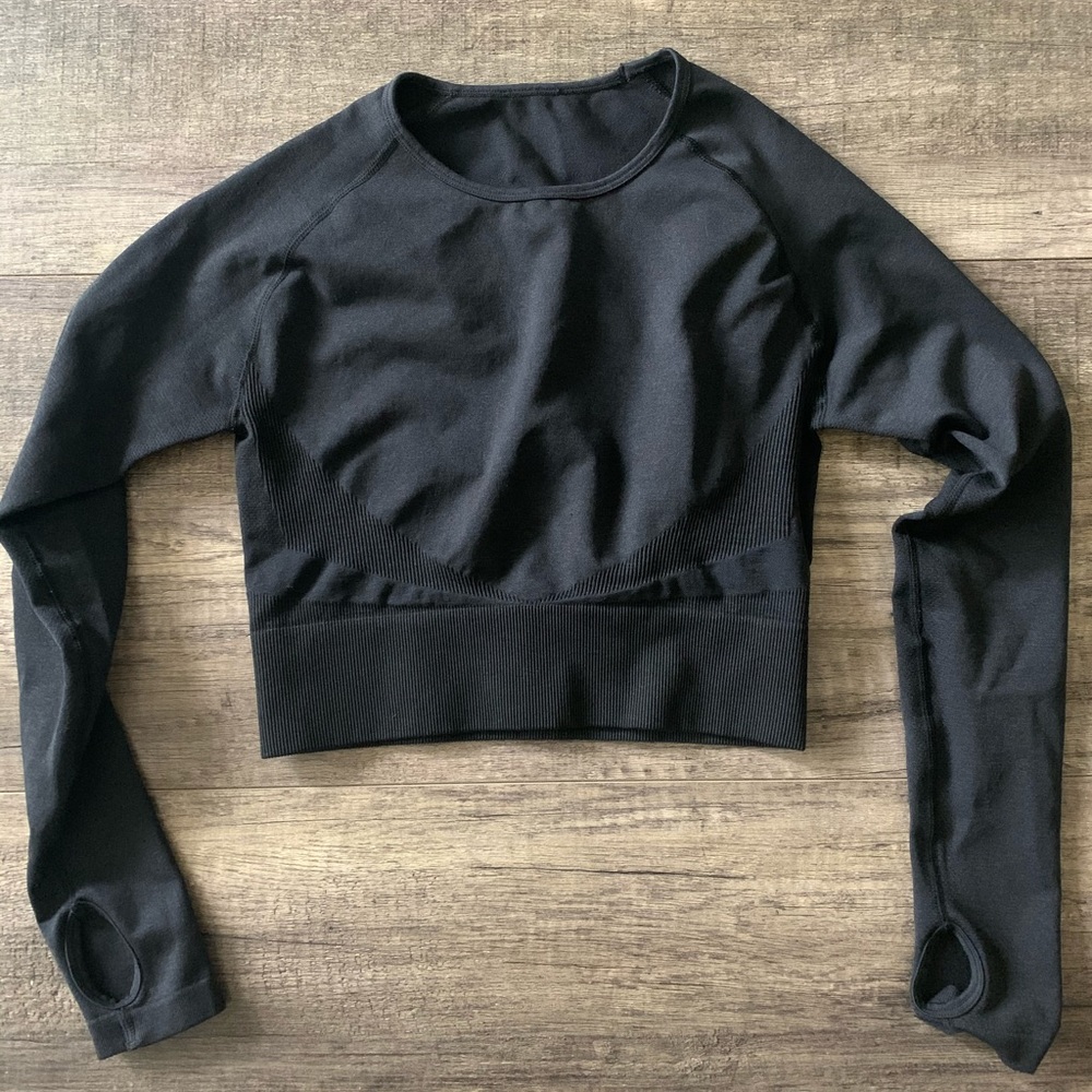 Acta wear seamless crop long sleeve